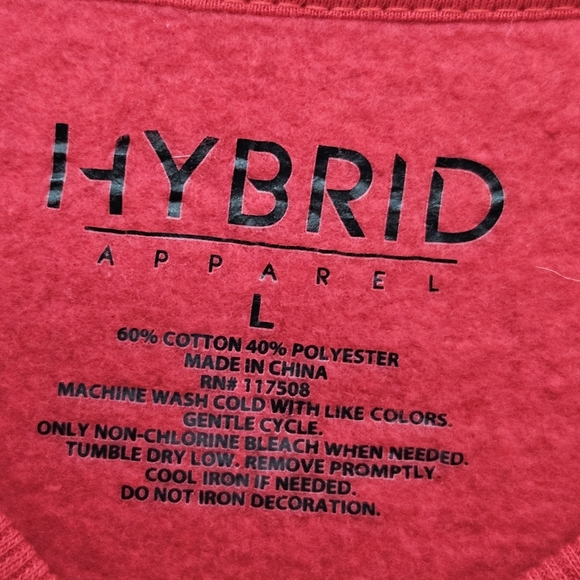 Ugly Christmas Sweater Crew Neck Sweatshirt Red‎ Men's Size L - Picture 3 of 4